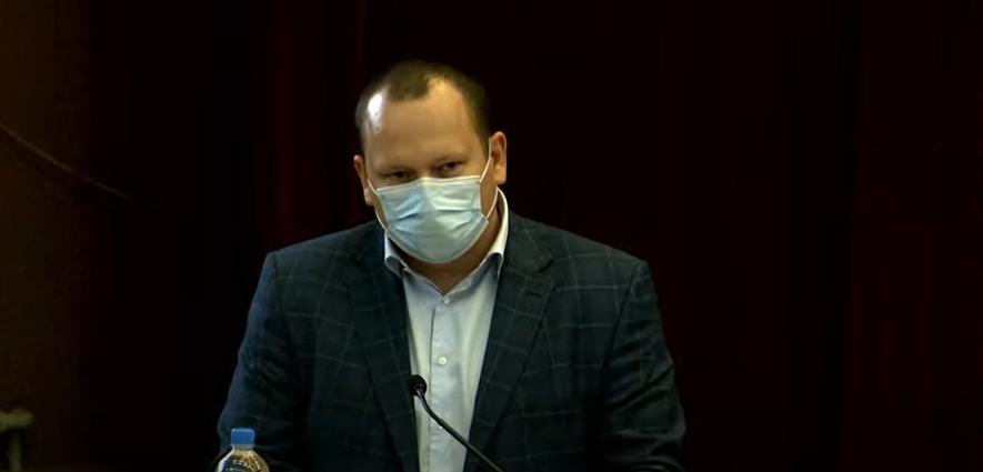 Лебединці виступили проти колишнього мера, який незаконно продовжує керувати містом
