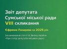 Єфрем Лазарев прозвітував про роботу у 2025 році